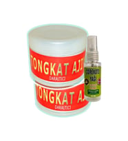 Süper Tongkat Ajimat Madura 2ad 100 Ml Wagına Pres Şekilleme Kremi + Yanında 30 Ml Çörek Otu Yağı