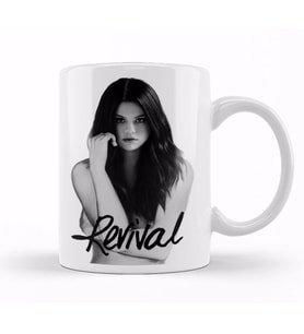 Selena Gomez Kupa Bardak Porselen