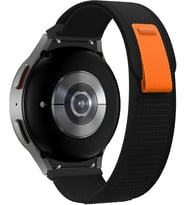 Samsung Galaxy Watch 7/6/5/4/FE Serisi (40mm/44mm) Watch 6/4 Classic (47mm/43mm/42mm) Samsung Watch 5 Pro 45mm İçin Hafif ve Bileği Rahatsız Etmeyen 20mm Kavisli Trail Loop Kumaş Kordon