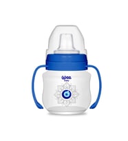 Wee Baby 6+ Ay Akıtmaz Kulplu PP Bardak 125 ml - Nazar Boncuğu