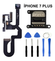 Apple İphone 7 Plus Uyumlu Ön Kamera Sensör Filmi Flexi + İç Kulaklık Ahize Üst Hoparlör + Tamir Seti