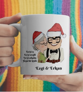 Eşe, Sevgiliye, Arkadaşa İsimli Yılbaşı Kupası Kişiye Özel