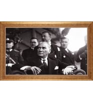 ALTIN ÇERÇEVELİ PASPARTULU TABLO CR83