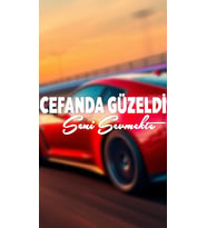 Cefanda Güzeldi Seni Sevmekte 20x6,5 Jdm Yazı Araba-motosiklet Cam Etiket Sticker Beyaz Renk