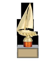 ODAK KUPA - Figürlü Kupalar - Yelken Figürlü Kupalar FG-003 C - 23 cm