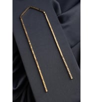 Hematit Taşı Küp Kesim Parlak Antik Sarı 3x3mm Doğal Taş Dizi