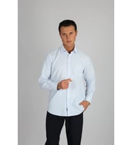 LORENZO MAZZOLİ LM1486 R 555 MAVİ ERKEK GÖMLEK