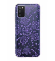 Samsung Galaxy A02s  Kapak Nostalji Desen Tasarımlı Şeffaf Silikon Kılıf