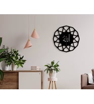 BK Gift Dekoratif 45cm Ahşap Duvar Saati-89