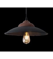 MYLİGHTS   RETRO SİYAH VE BAKIR SARKIT AVİZE METAL AVİZE RUSTİK