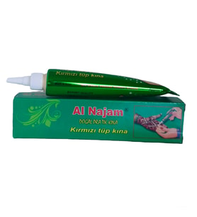 Kızıl (Kırmızı) Doğal Tüp Kına 30 gr Pratik kına