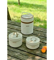 Packy 2 Katlı Taşıma Çantalı Paslanmaz Çelik Lunch Box (Standart)