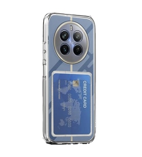 Realme 12 Pro Kılıf Kart Şeffaf Silikon - Şeffaf
