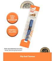 Flip Reflektörlü Kedi Tasması