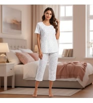 Kadın Kaprili Kısa Kol Tshirt ve Bralet 3'lü Takım BB2415