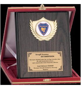 ODAK KUPA - Ahşap Plaketler - PL-009 A - 18x24 cm