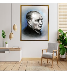 ÇERÇEVELİ ATATÜRK TABLO S71