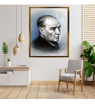 ÇERÇEVELİ ATATÜRK TABLO S71