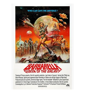 Barbarella, Queen Of The Galaxy Tablo Ahşap Poster Dekoratif