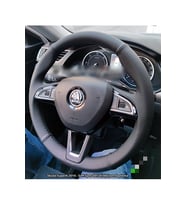 Skoda Superb 2015-2017 Araca Özel Dikmeli Direksiyon Kılıfı (Aracınızın Direksiyonuyla Teyit Ediniz)