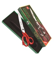 Merze 5508 Özel Üretim Kırmızı Saplı Terzi Makası D-121 No:8 (20 cm)
