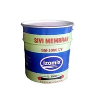 Izomix Kauçuk Esaslı Sıvı Membran Sm 1000 Uv 18 Kg (Siyah)