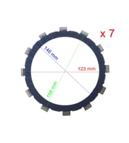Cf Moto Nk400-650 Debriyaj Balatası 7 Li 12T 123-146-158 Mm A Kalite