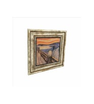 Çığlık (Edvard Munch, 1893) Baskılı Taş Tablo 25X25
