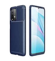 Xiaomi Redmi 9t Kılıf Auto Focus Karbon Kapak - Lacivert