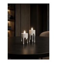 Eriyen Mum Tasarımlı LED Tealight Mumluk 2’li Set