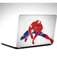 Spiderman Çizim Laptop Sticker 15.6 inch (38X27CM)