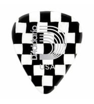 Planet Waves 1CCB7-10 Selüloit Pena Checkerboard Extra Heavy (10'lu Paket)  Damalı Desen - Çok Sert - Ska Tarzı