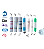 AQUAFLY 12" Inline 7 FİLTRE 10 AŞAMA ( ALKALİ ve 4in1 ) Su Arıtma Filtresi Kapalı Kasa Cihaz Uyumlu