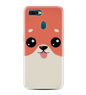 Oppo A5S A15 A16 A54 A55 A73 A74 Kılıf Desemli Silikon Sevimli Köpek 1731