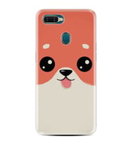 Oppo A5S A15 A16 A54 A55 A73 A74 Kılıf Desemli Silikon Sevimli Köpek 1731