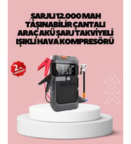 Northcity 4 Fonksiyonlu Akü Takviye ve Lastik Şişirme Cihazı - Taşınabilir Araç Yardımcısı