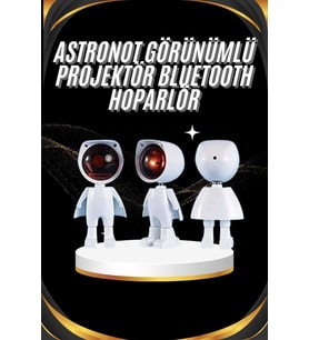 Gün Batımı Projektör Lamba Astronot Görünümlü Dekoratif Masa Lambası