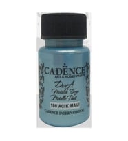 Cadence Dora Metalik Boya 50 ml. 186 Açık Mavi 