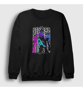 Presmono Unisex Siyah Colors Band Maneskin Sweatshirt 356837tt