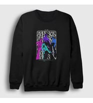 Presmono Unisex Siyah Colors Band Maneskin Sweatshirt 356837tt