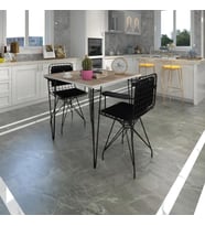 Knsz masa sandalye takımı hem75mazlum crdsyh 070*070 klçsm 2 sandalye syhsyh kolçaklı sırt minderli