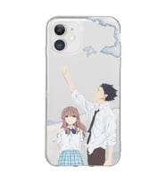 Iphone 11 Uyumlu A Silent Voice Tasarımlı Şeffaf Telefon Kılıfı