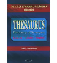 İngilizce Eş Anlamlı Kelimeler Sözlüğü-Thesaurus