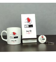 Anjiyo Teknisyeni Üçlü Set (Kupa + Telefon Standı + Anahtarlık)