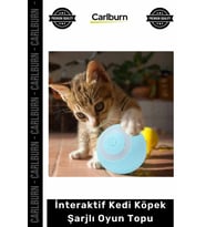 Özel Üretim Akıllı Otomatik Hareketli Zıplayan Sessiz Silikon İnteraktif Kedi Köpek Şarjlı Oyun Topu