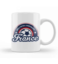French Football France Sunrise World Football Championship 2018 Kupa Bardak Porselen