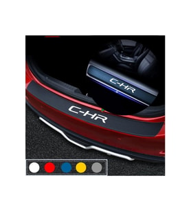 Toyota Chr İçin Uyumlu Aksesuar Oto Bagaj Ve Kapı Eşiği Sticker Seti Karbon