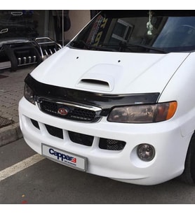 4mm 1.kalite HYUNDAI STAREX  2003 2008  ARASI ÖN KAPUT KORUYUCU RÜZGARLIĞI CAPPAFE 30360703 4 ** A2 7 **