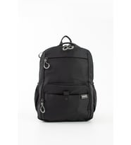 Unisex Çok Bölmeli Suya Dayanıklı Paraşüt Kumaş Laptop Bölmeli Okul ve Günlük Sırt Çantası (Siyah)