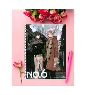 No.6 Anime Defter 1 Adet Özel Tasarım A4 Boyutu 21*29 Cm Telli Çizgili